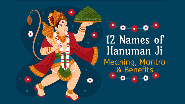 12 Names of Hanuman Meaning Mantra Benefits