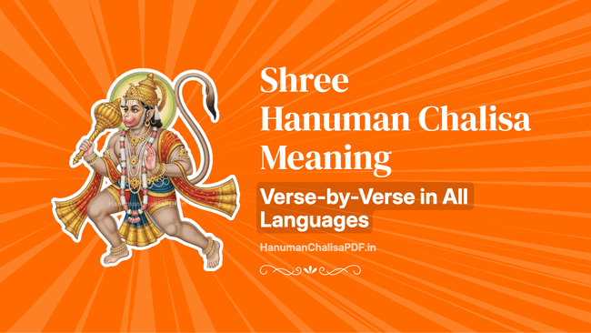 Hanuman Chalisa Meaning (Verse-by-Verse) in All Languages